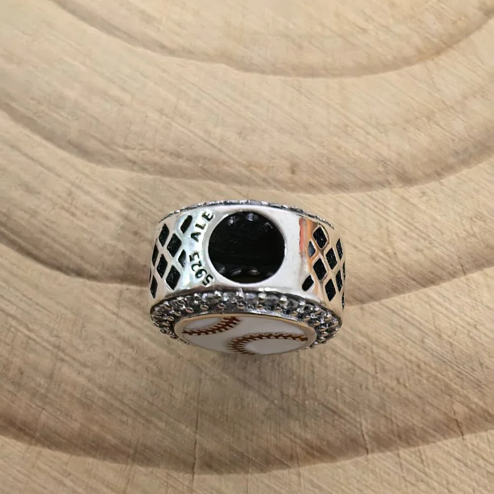 Pandora Baseball Exclusive Charm Pendant, S925 Silver Jewelry